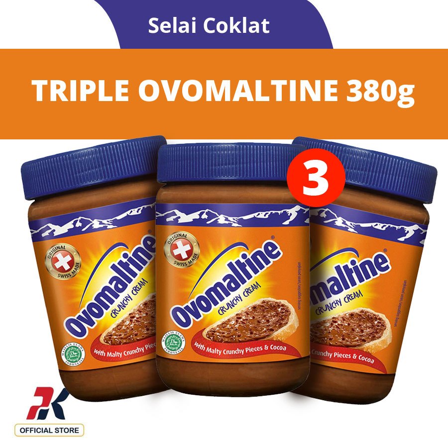 

Bundling 3 Ovomaltine Crunchy 380g