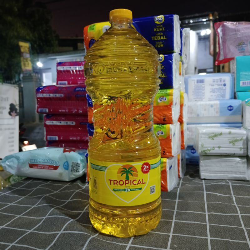 

minyak 2 liter kemasan botol tropical 2 liter