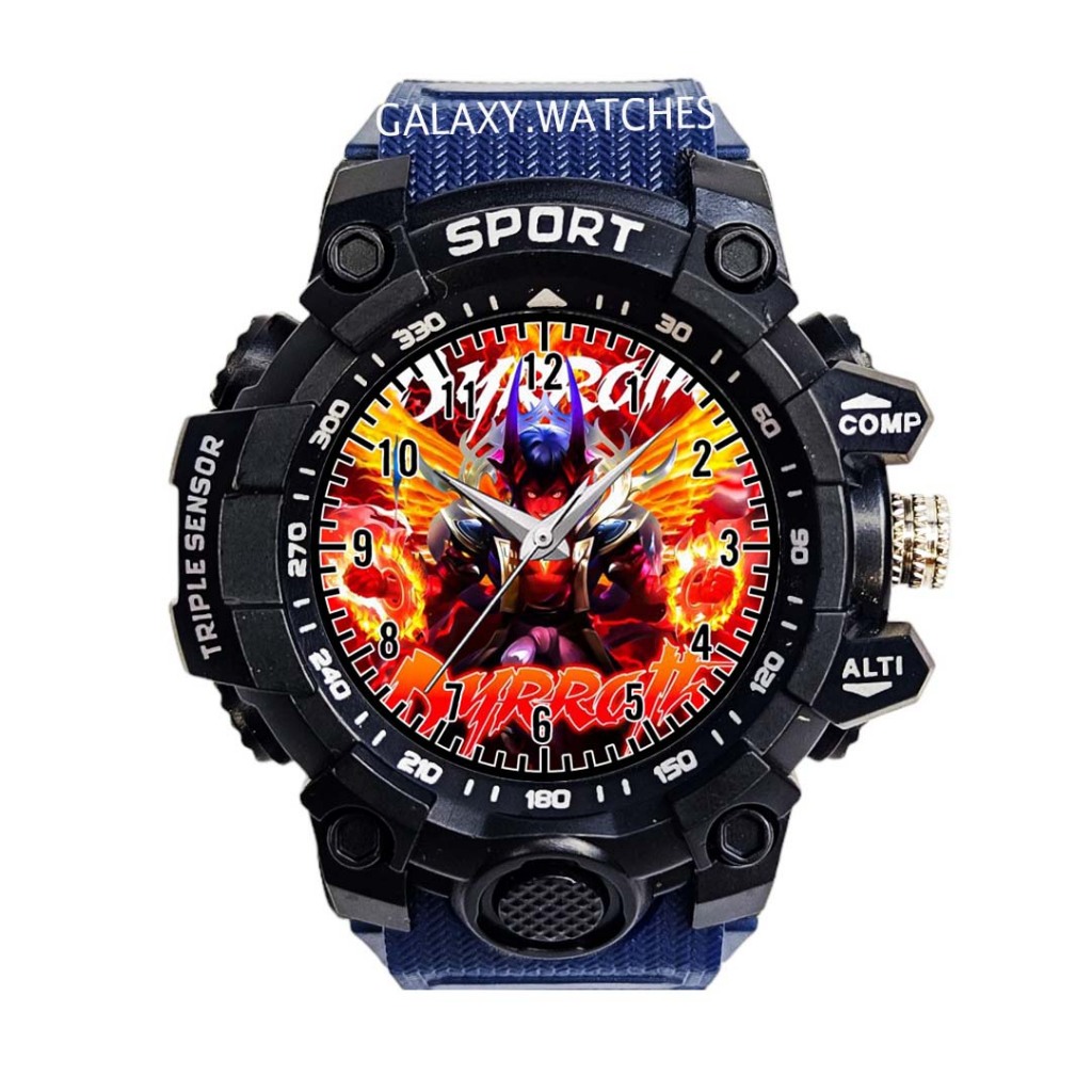 Jam Tangan Anak Model Sport Anti Air Karakter Dyrroth Collector Mobile Legend