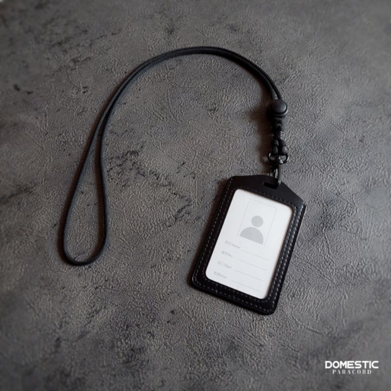 

Lanyard ID card holder tali paracord gantungan kalung id name tag - Custom