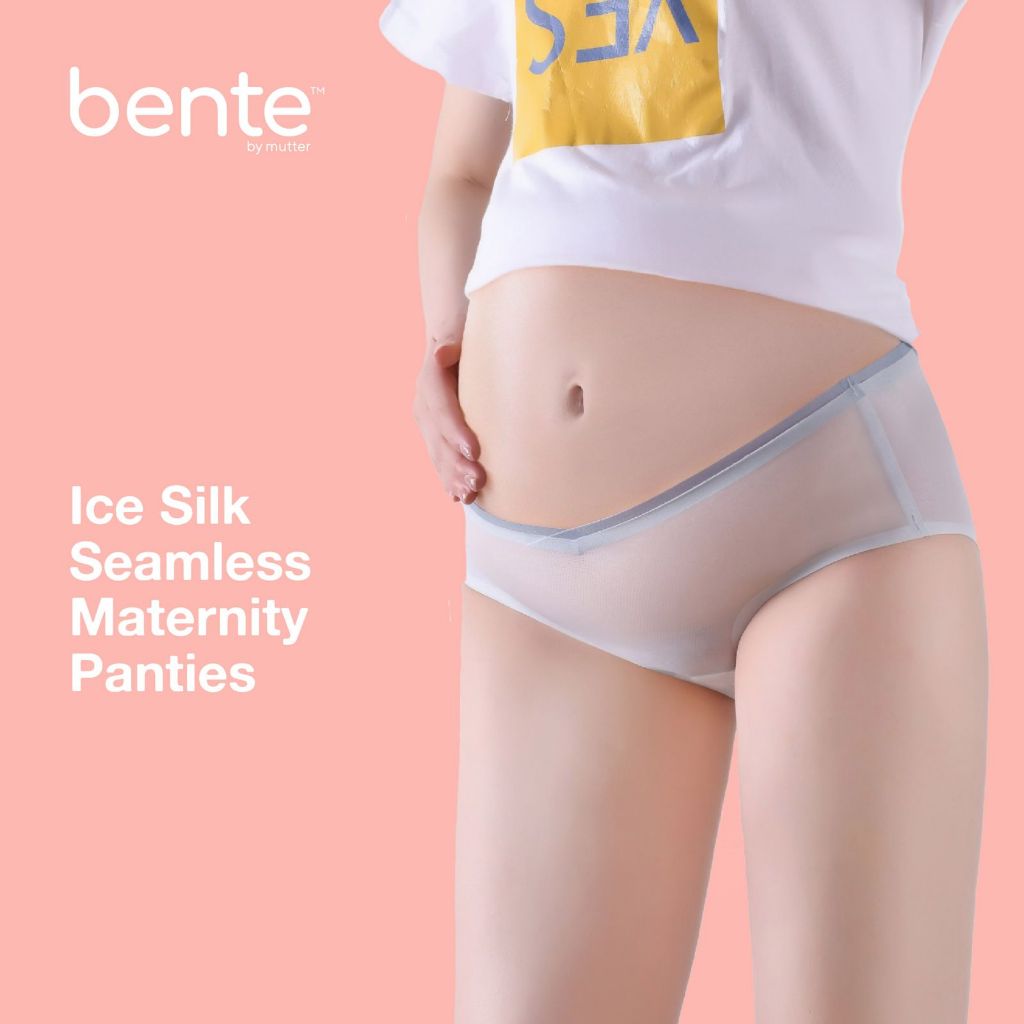 Ice Silk Seamless Maternity Panties Celana Dalam Hamil UB06