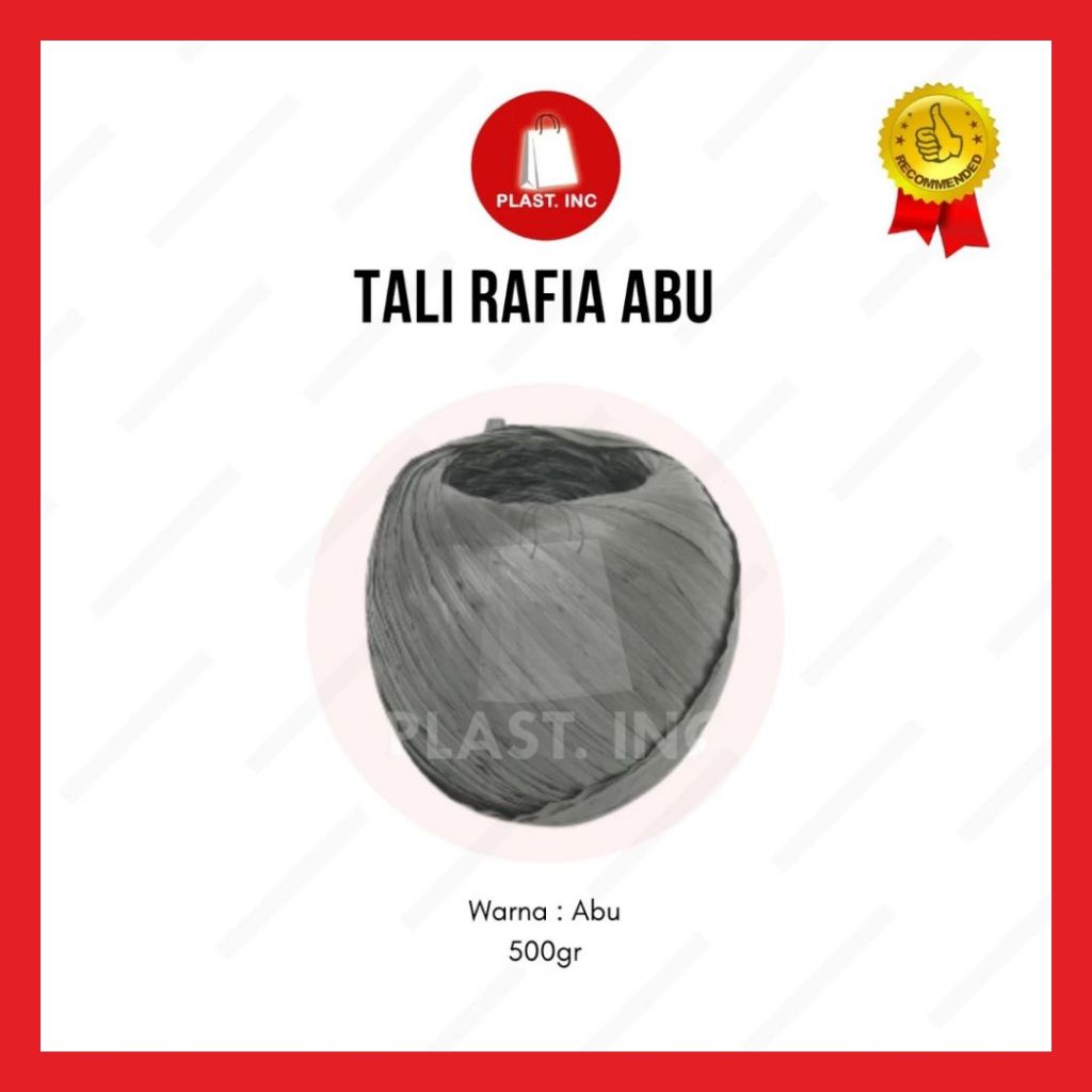

TALI RAFIA / TALI PACKING / TALI GULUNGAN WARNA ABU