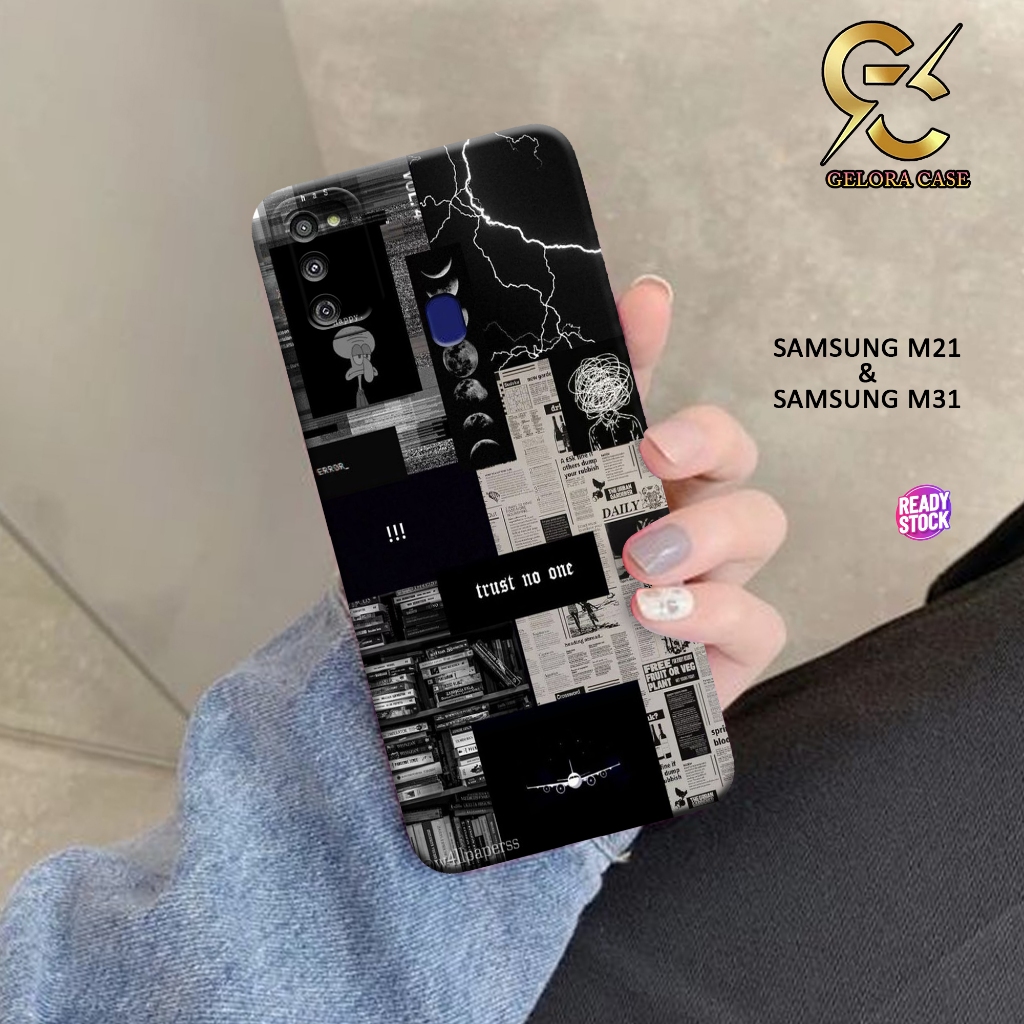 Case Samsung Galaxy M21/Samsung Galaxy M31 - geloracase - Casing Samsung Galaxy M21 - Motif case aes