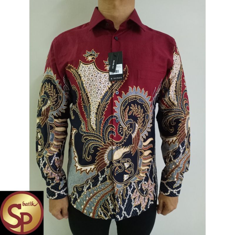 KEMEJA ALISAN BATIK PRINTING SLIM FIT