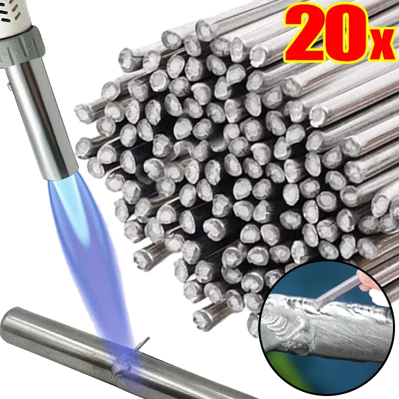 kawat las bakar suhu rendah flux alumunium electrode Kawat Las 33cm 1.6mm Aluminium Electrode Suhu R