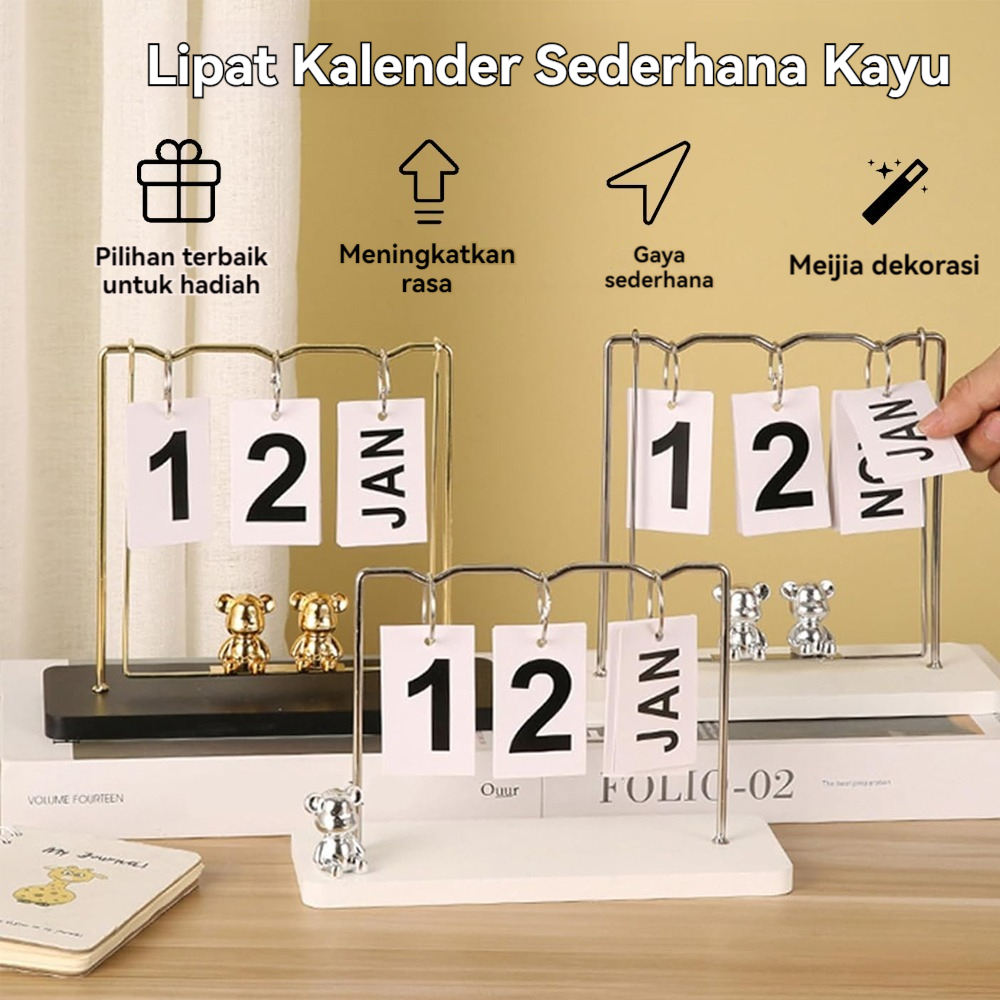 

Beruang Kalender Ornamen Ruang Tamu Ruang Kantor Kalender Desktop Kantor Kreatif Kerajinan Logam Besi Eropa Bear Calendar Ornament Living Room Office Desktop Calendar Creative European Iron Metal Crafts