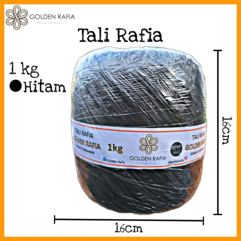 

Tali Rafia Plastik Golden Rafia Ukuran 1kg Full