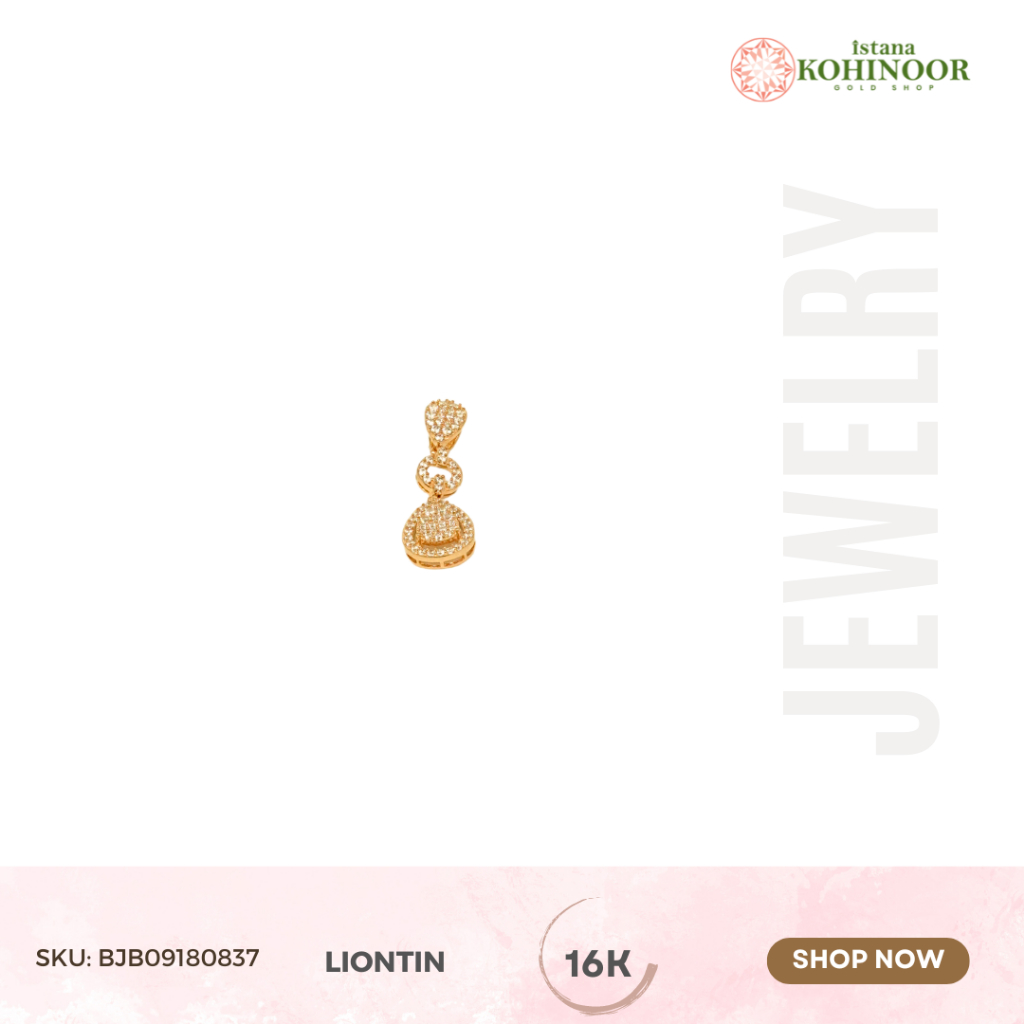KOHINOOR LIONTIN PENDANT EMAS GOLD YELLOW GOLD