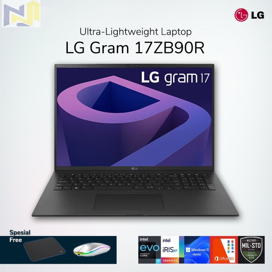 laptop 17 Inch LG Gram 17ZB90R - intel EVO core i7