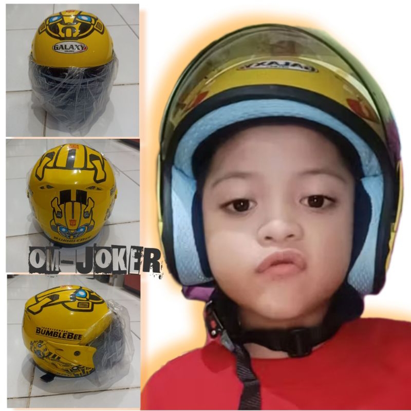 Helm Anak Bumblebee Sky Galaxy Helmet Anak usia 3_12th SNI Original