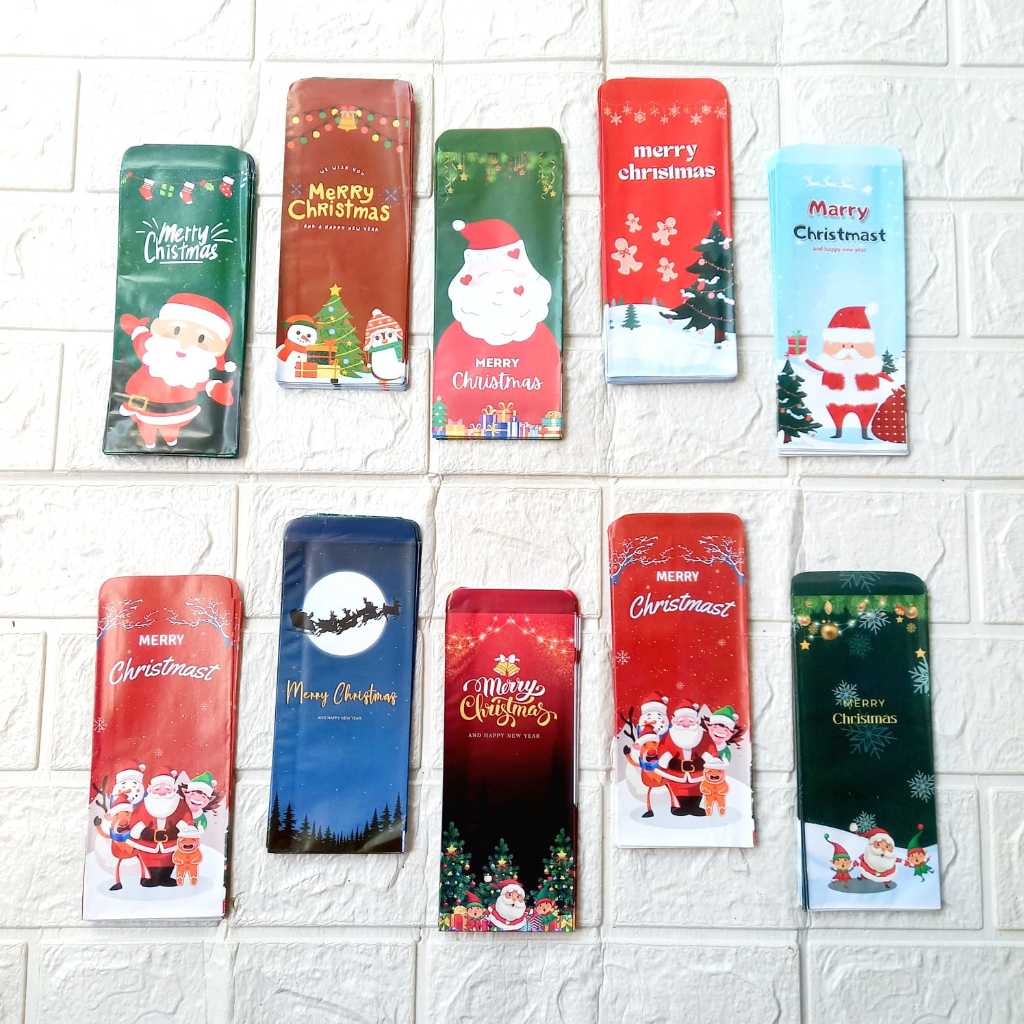 

Amplop Natal Angpau Jumbo Medium Glossy Paper Set Isi 10 Pcs