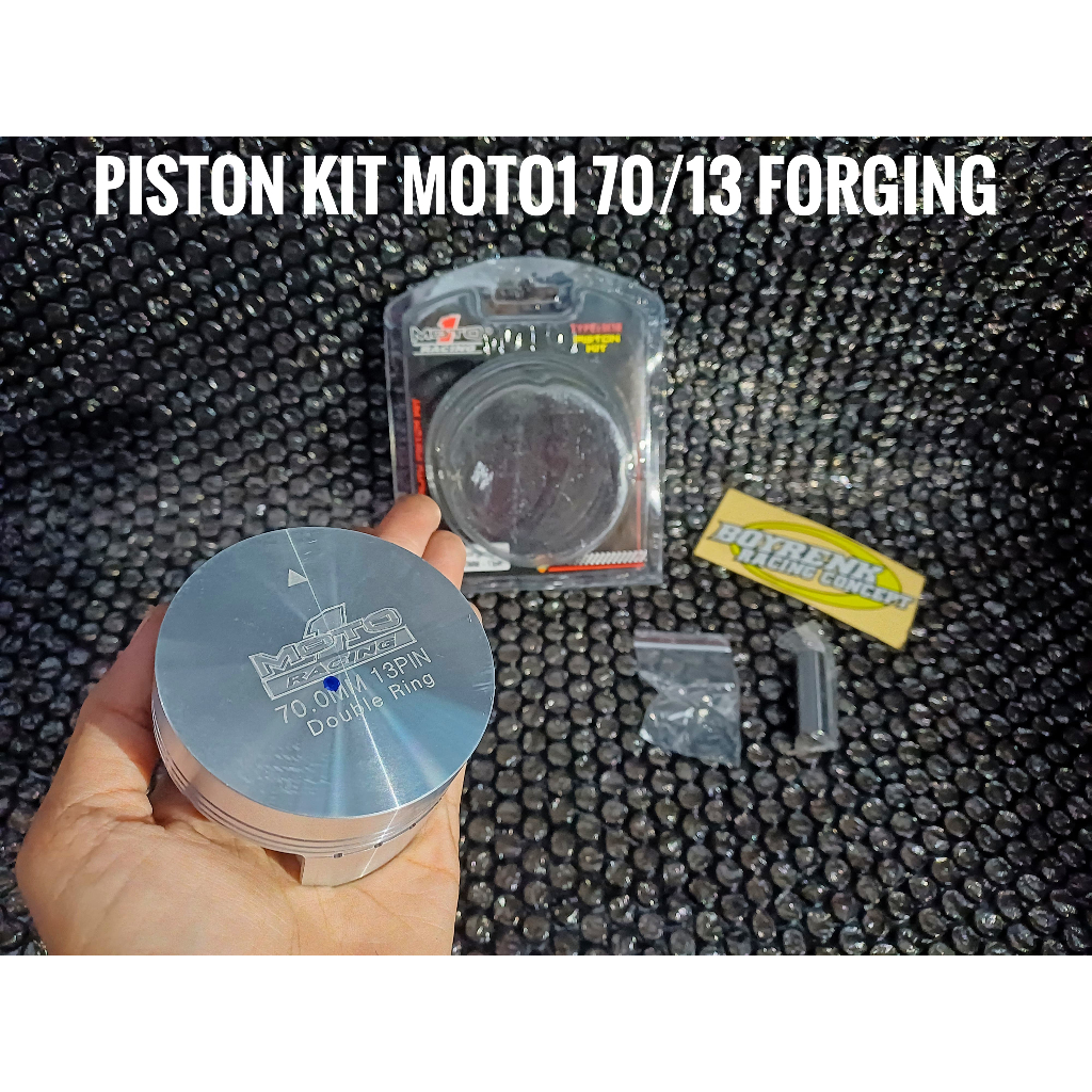 PISTON KIT SEHER SET 70 PIN 13 FORGED MOTO1