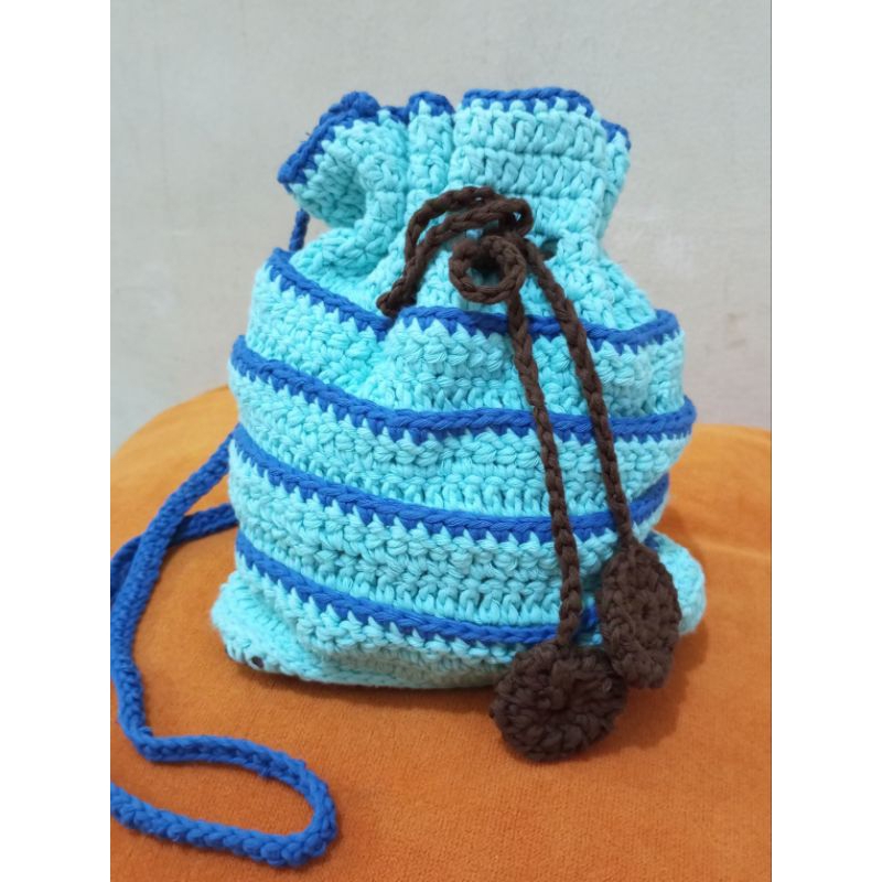 Pouch rajut/tas rajut/tas mini/tas wanita/tas anak/rajutan