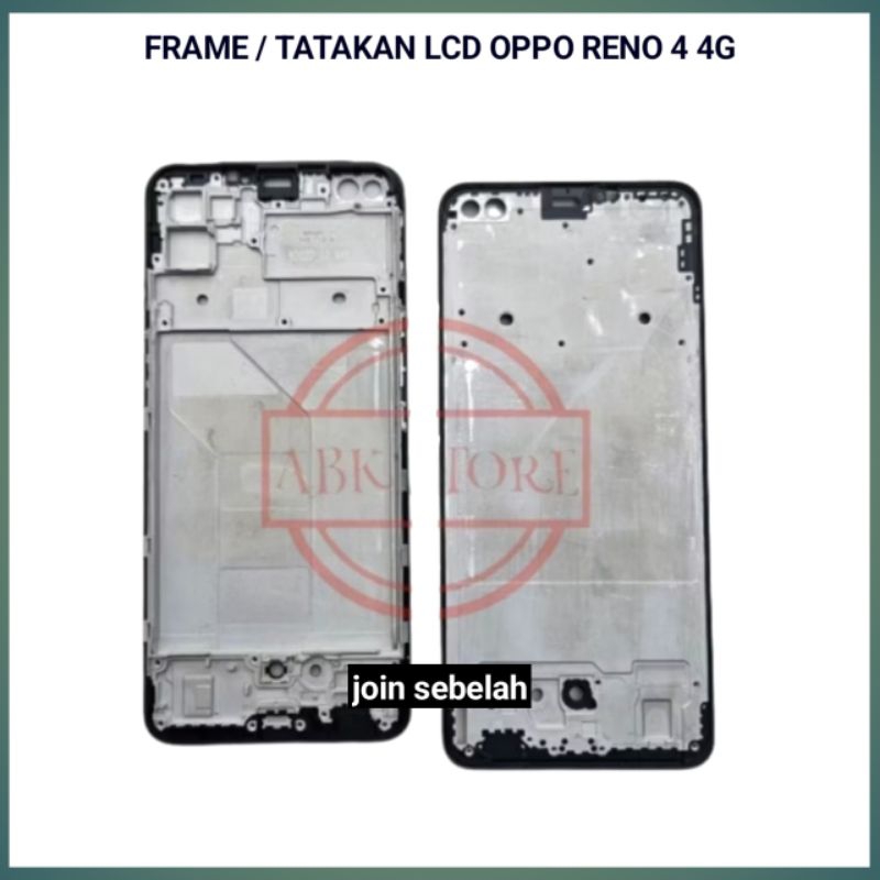 FRAME OPPO RENO 4 4G TULANG TATAKAN LCD OPPO RENO 4 4G