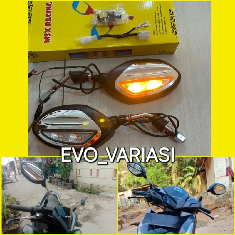 Kaca Spion Lampu LED sein motor vario 125 vario 150 vario 160 beat all beat new all mio genio ORIGIN