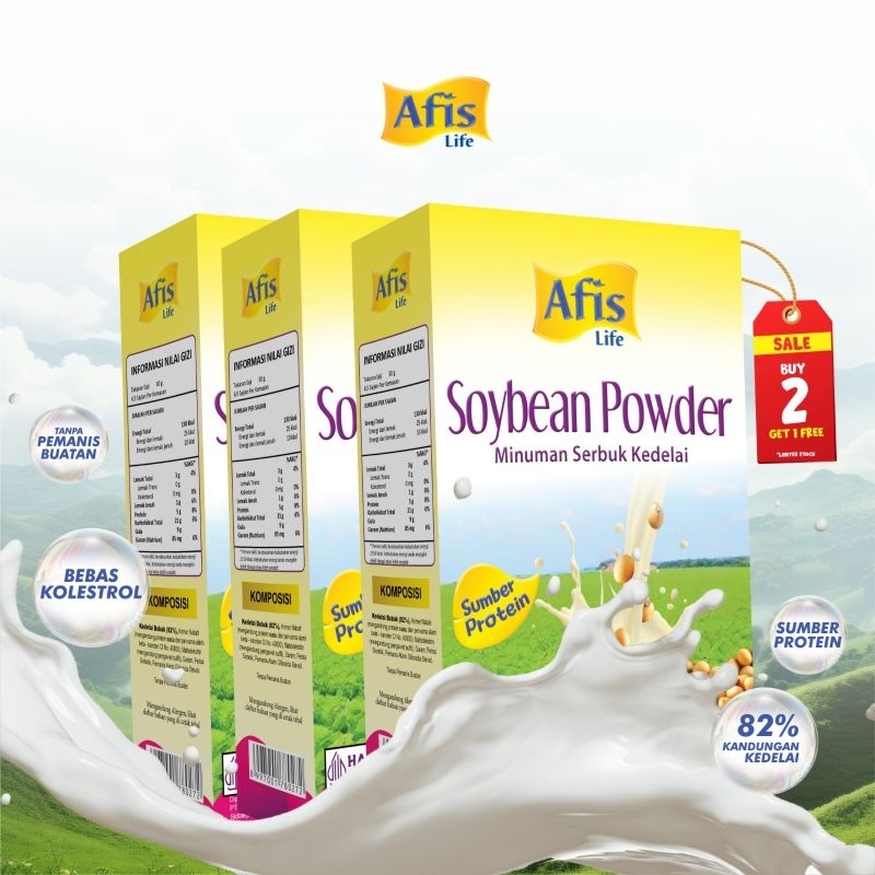 

Beli 2 Gratis 1 Afis Susu Kedelai ( Soybean Powder)