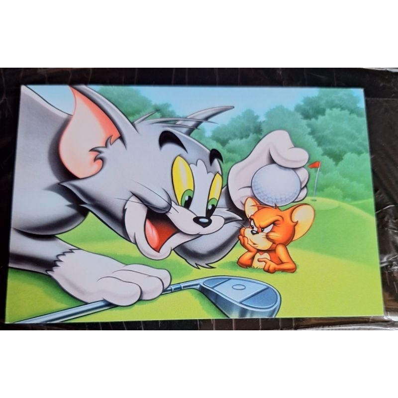 

kartu post kucing tom and jefry cat postcard
