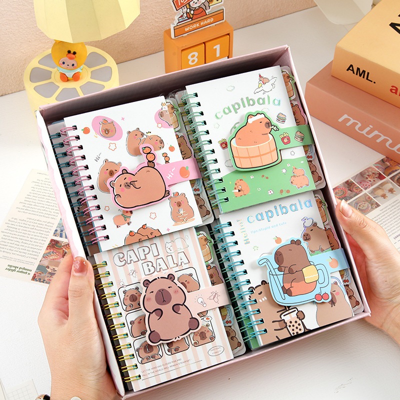 

MINI BINDER BOOK MAGNET DAN NON MAGNET CAPYBARA CAPIBALA | CAPI BALA MINI NOTES BINDER CAPYBARA | BUKU BINDER CAPYBARA | BUKU CATATAN KECIL CAPIBALA | MINI BINDER BOOK CAPYBARA | MINI POCKET BOOK