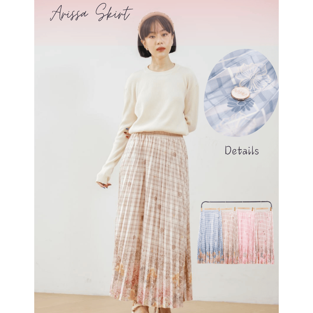 Rok Plisket Arissa By Rania Fashion
