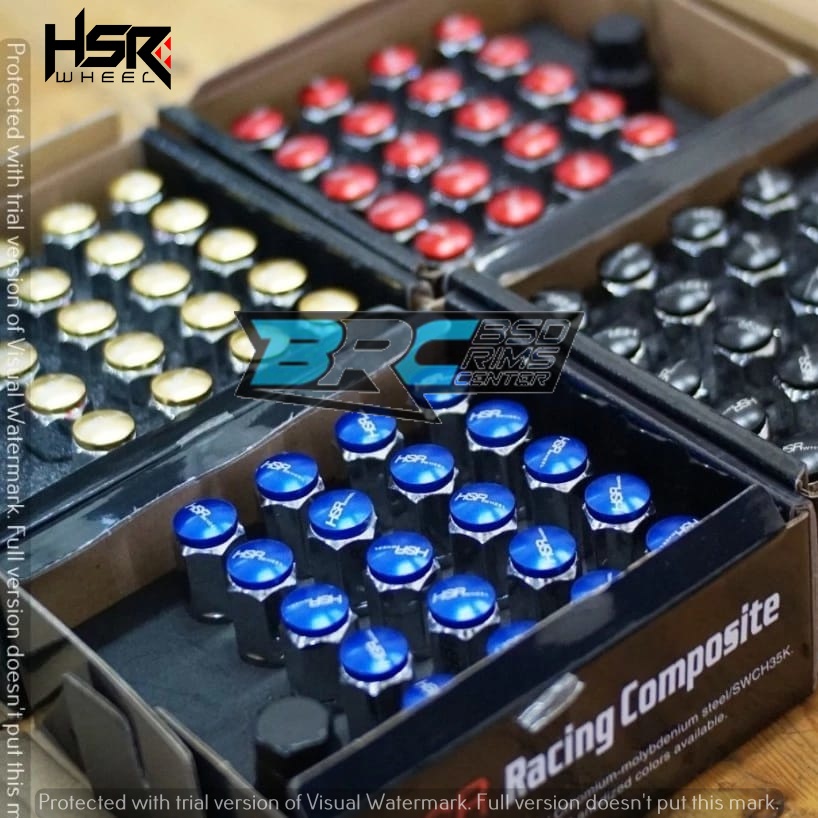 Baut Roda Variasi Merk Hsr Mur Roda Racing Mobil Berkualitas