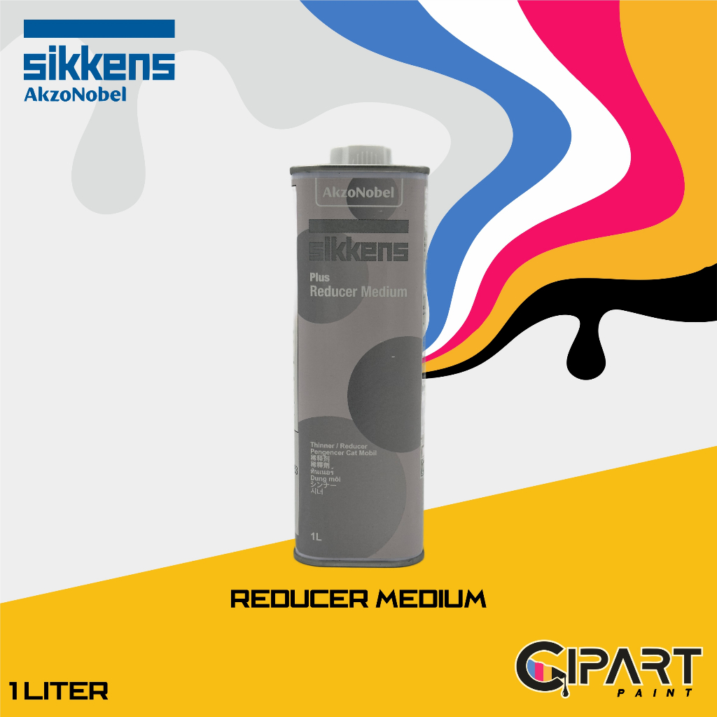 Sikkens Plus Reducer Medium & Slow 1 Liter - Thinner Pengencer Cat Mobil AkzoNobel