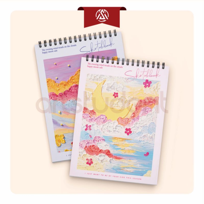 

[TERBARU] Sketchbook A5 Buku Gambar A5 Buku Sketsa Vertikal Jilid Spiral 45 Lembar / 90 Halaman