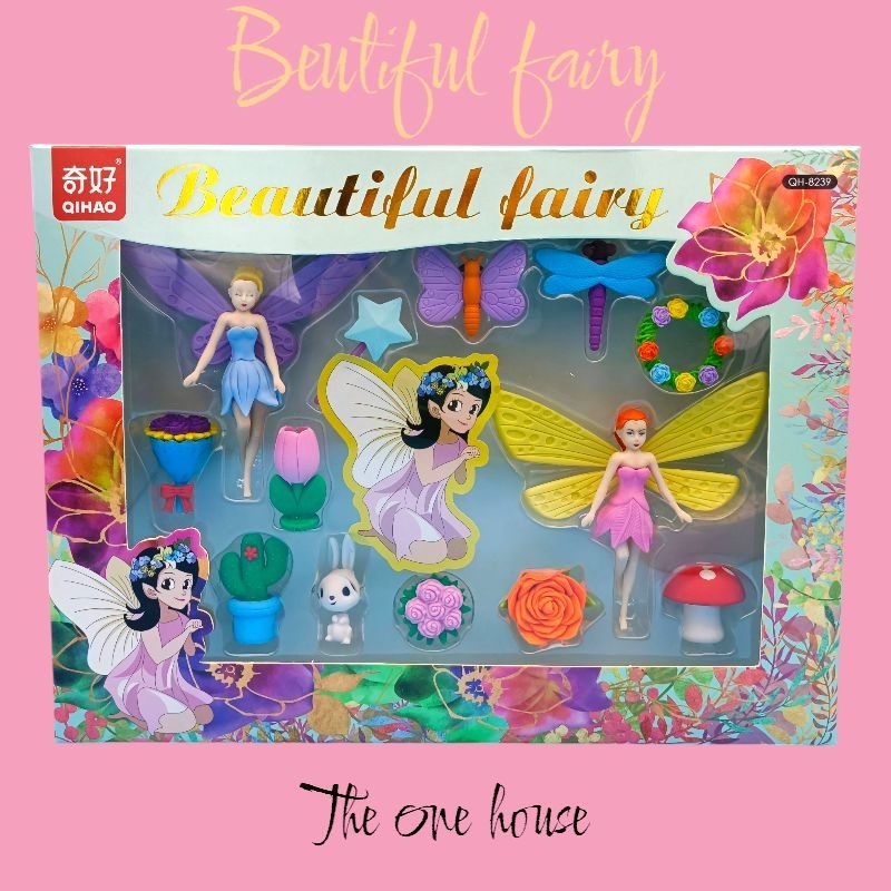 

PENGHAPUS LUCU FANCY BEAUTIFUL FAIRY ( PERI CANTIK) 1sett PENGHAPUS PUTRI PERI SEKOLAH MAINAN ANAK