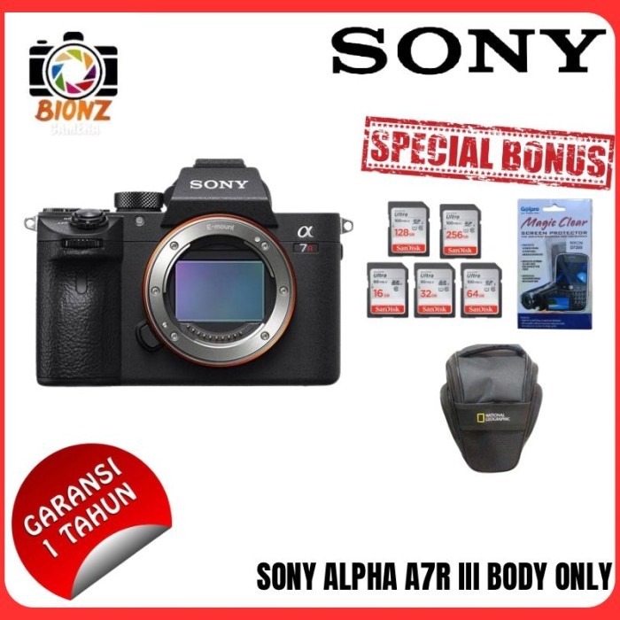 SONY ALPHA A7R III BODY ONLY / SONY A7R MARK III BODY ONLY