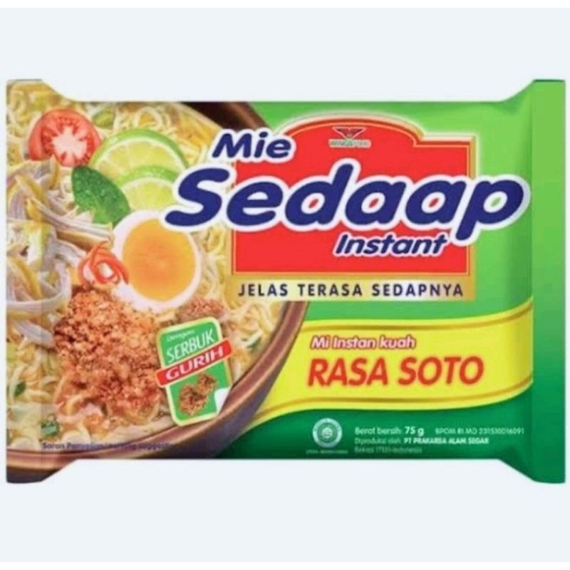 

MIE SEDAP RASA SOTO 75gr | INDOMIE SEDAP RASA SOTO