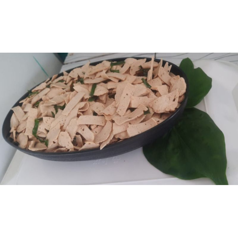 

Basreng ikan Tuna Original daun jeruk