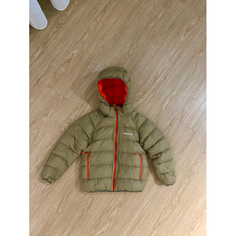 Montbell Kids Neige Down Parka Jacket Bulang Anak Authentic