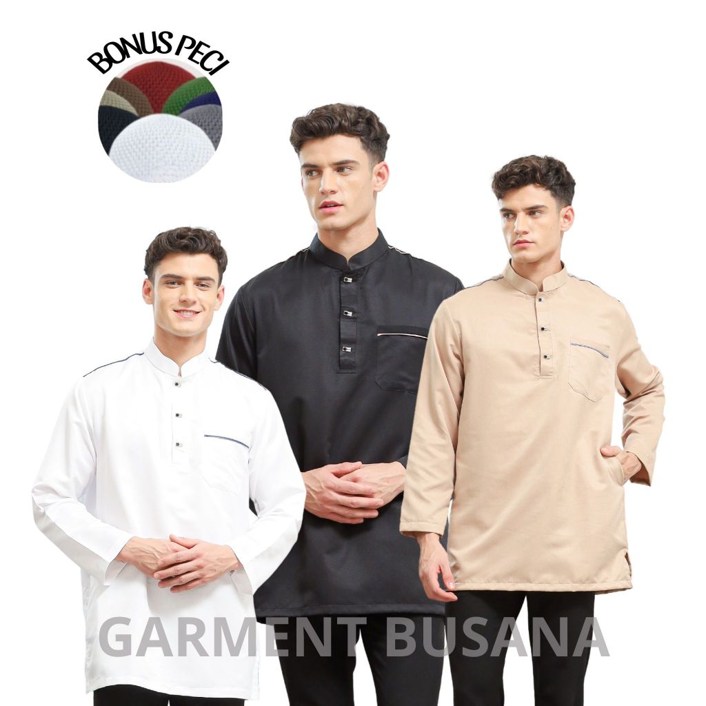 koko Al GHANI Bahan toyobo gamis pakistan pria remaja dan dewasa/Kurta pria