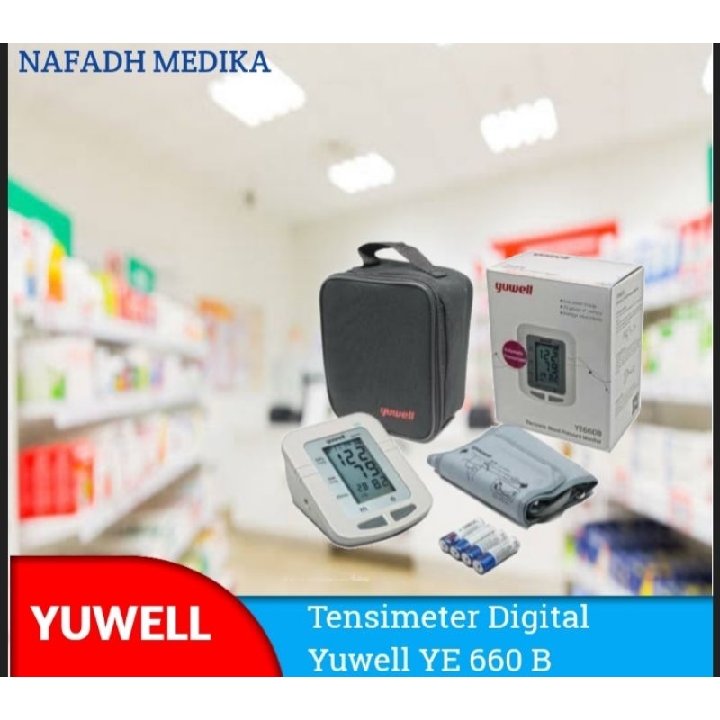 Yuwell YE660B/Yuwell YE660D Tensimeter Digital + USB / Yuwell YE660E Tensimeter digital