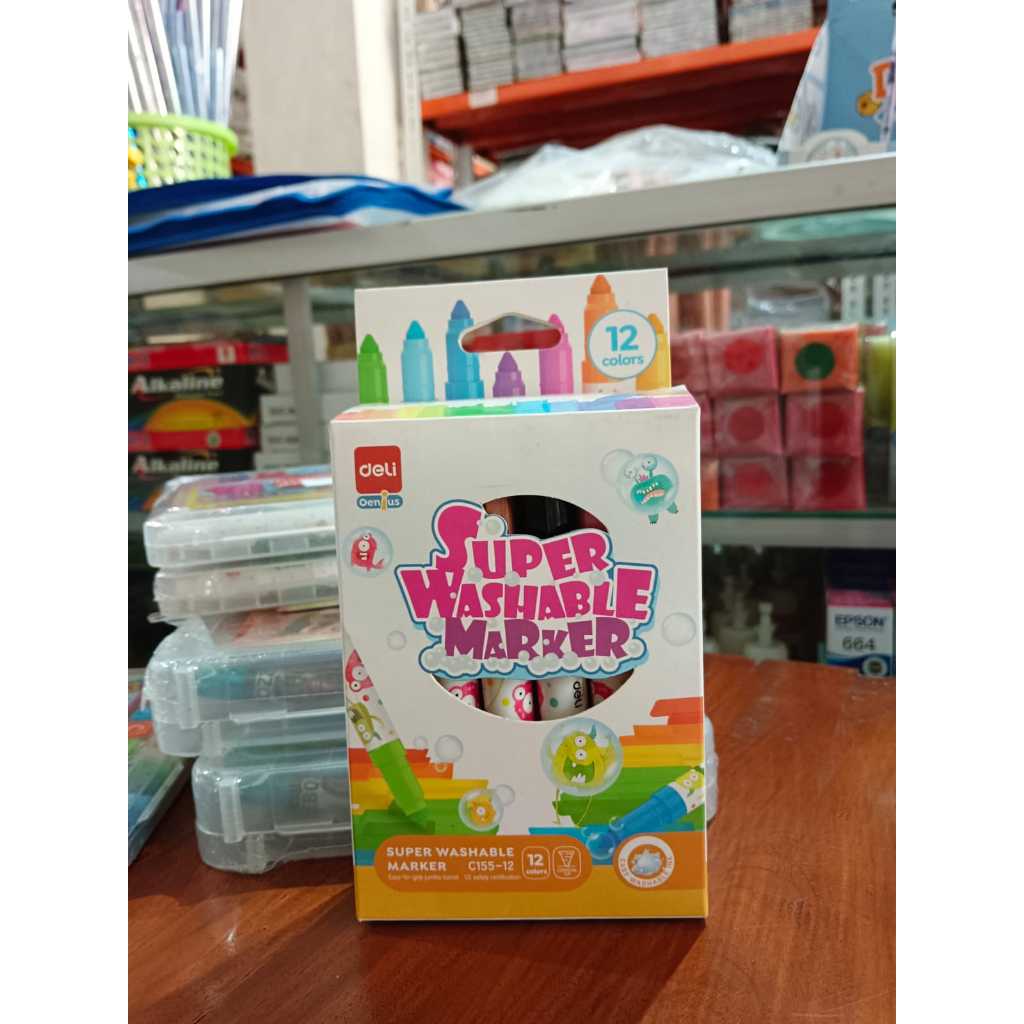 

Super Washable Marker ( Noda Spidol Bisa Dihilangkan dengan dicuci)