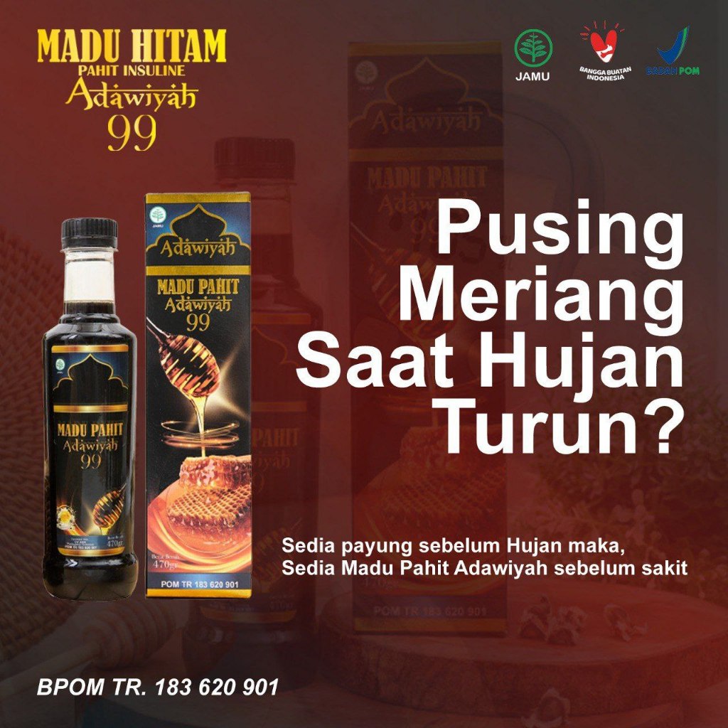 

Madu Pahit Hitam Adawiyah 99 | Madu Hitam Pahit Original | Madu Herbal | Madu Asli | Madu Imunitas