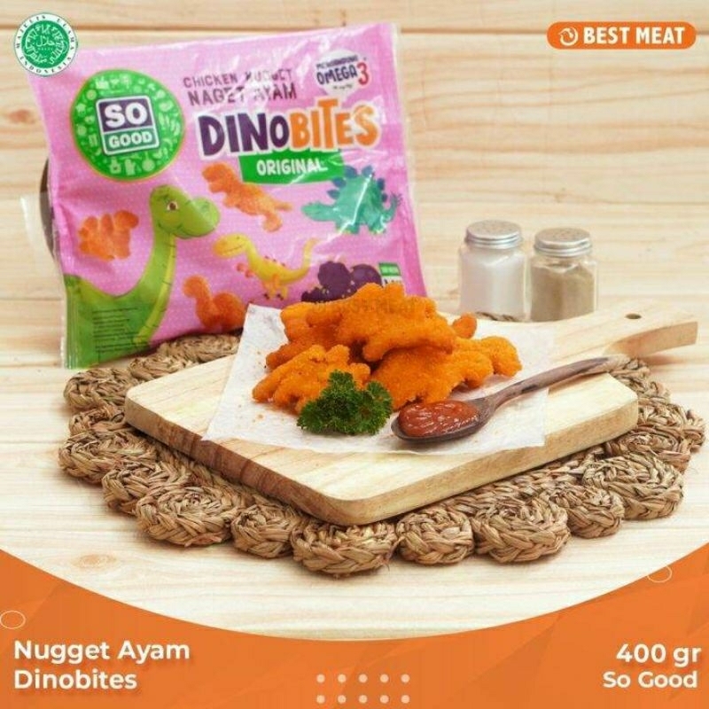 

So Good Chicken Nugget Dinobites, 400 gram