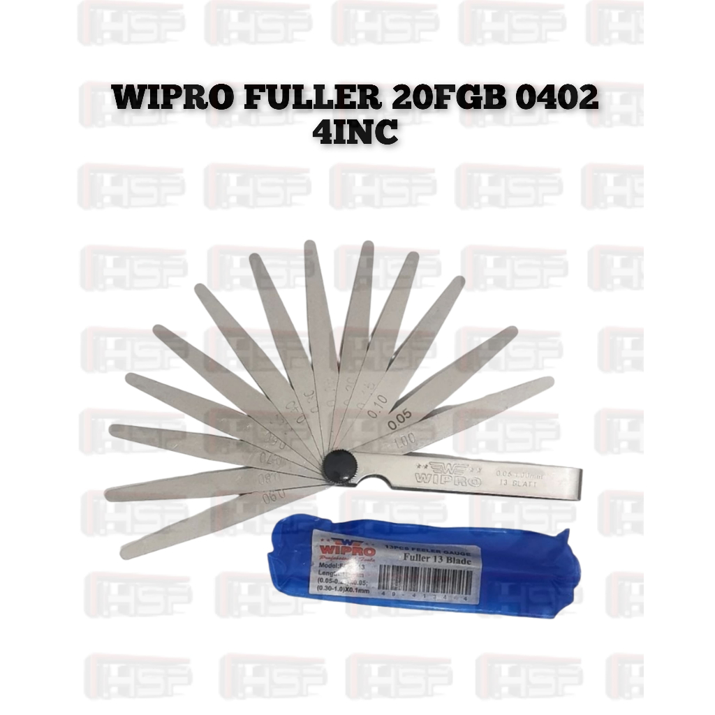 WIPRO FULLER  / FEELER / GAUGE 20FGB 4INC