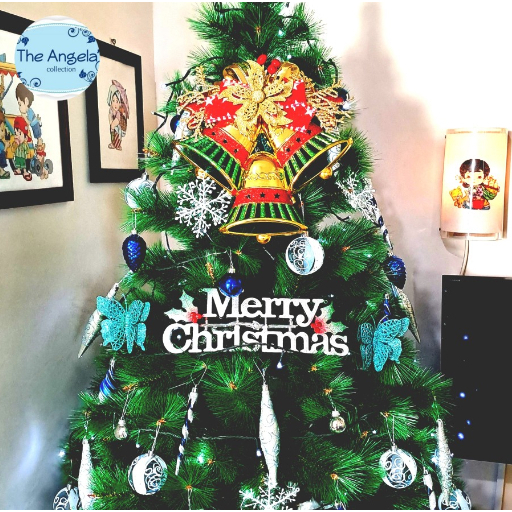 Hiasan natal christmas Lonceng untuk pintu ( PLASTIK )