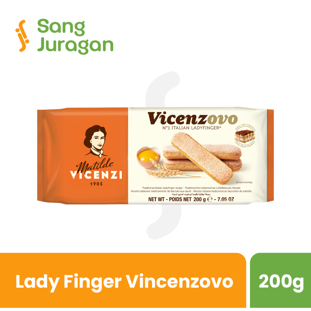 

Vicenzovo Lady Finger 200 Gr | Lady Finger Matilde Vicenzi Vincenzovo