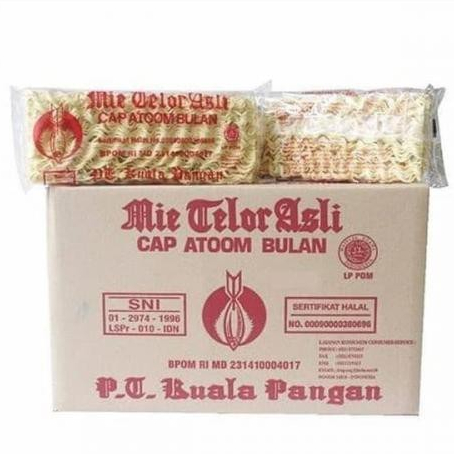 

Mie Telor Atoom Bulan per dus (20bks) 1 dus