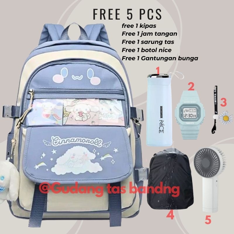 Tas Ransel Anak Terbaru 2026 Thas Pelajar Remaja Aesthetic Korea Tangsel Traveling Ootd Bag Pack Rzn