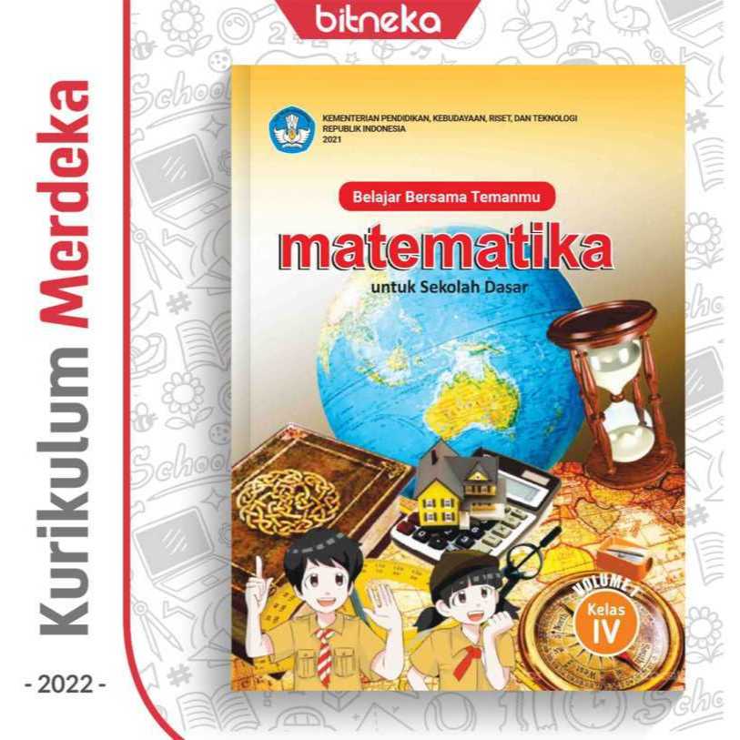 Buku Paket Matematika Kelas 4 SD KUMER | Buku Paket Matematika Kelas 4 SD Kurikulum Merdeka