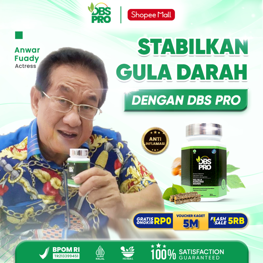 Dbs Pro/ Obat Gula Darah/ Kapsul Kesehatan Diabetes