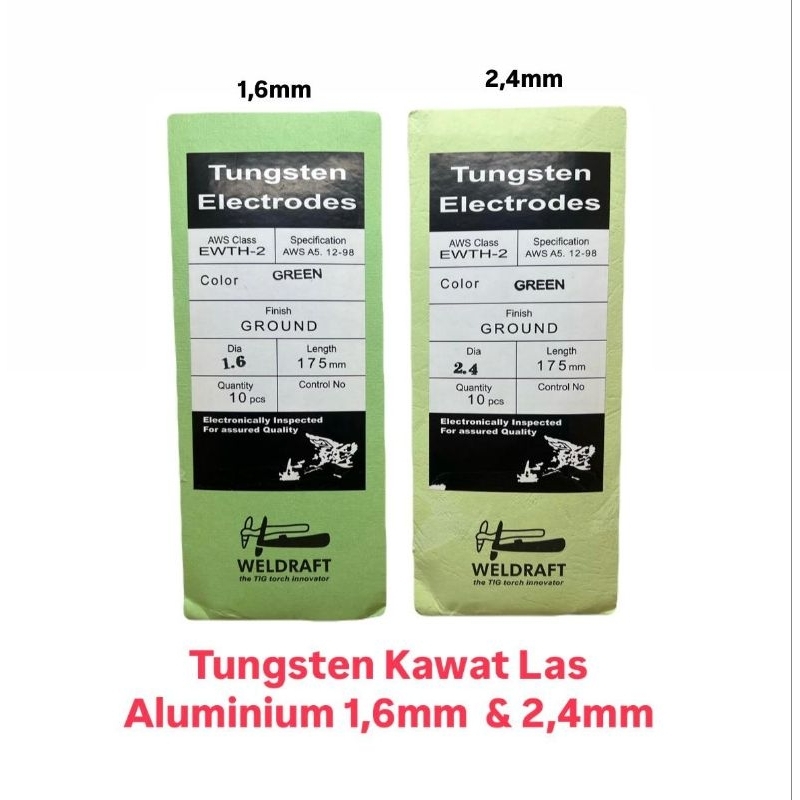 Tungsten Elektroda  Kawat Las Aluminium IJO