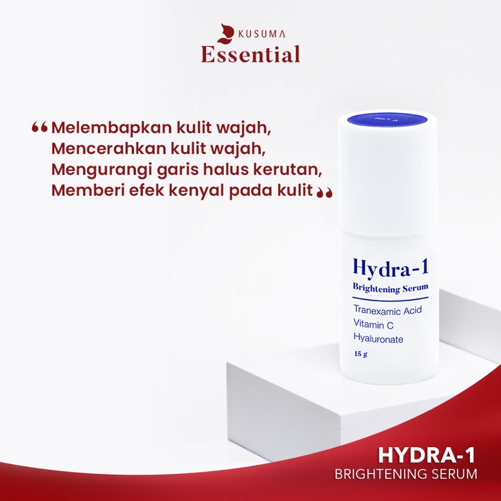 Kusuma Beauty Brightening Serum Hydra 1 - Essential Brightening Series - Serum Pelembap Wajah