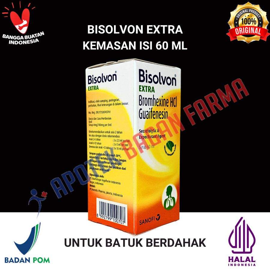 BISOLVON EXTRA 60 ML / OBAT BATUK BERDAHAK