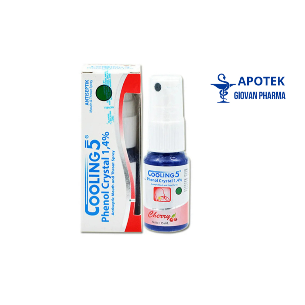 Cooling 5 dan Cooling plus spray mengobati sariawan dan bau mulut