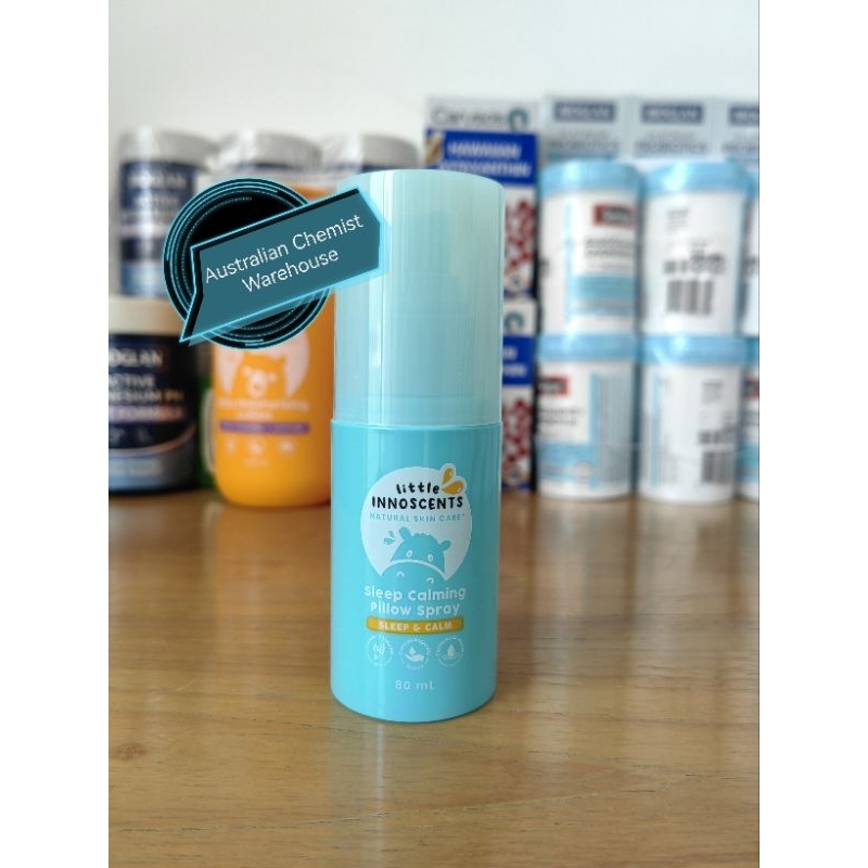 LITTLE INNOSCENTS NATURAL SKIN CARE Sleep Calming Pillow Spray 80mL - Made in Australia