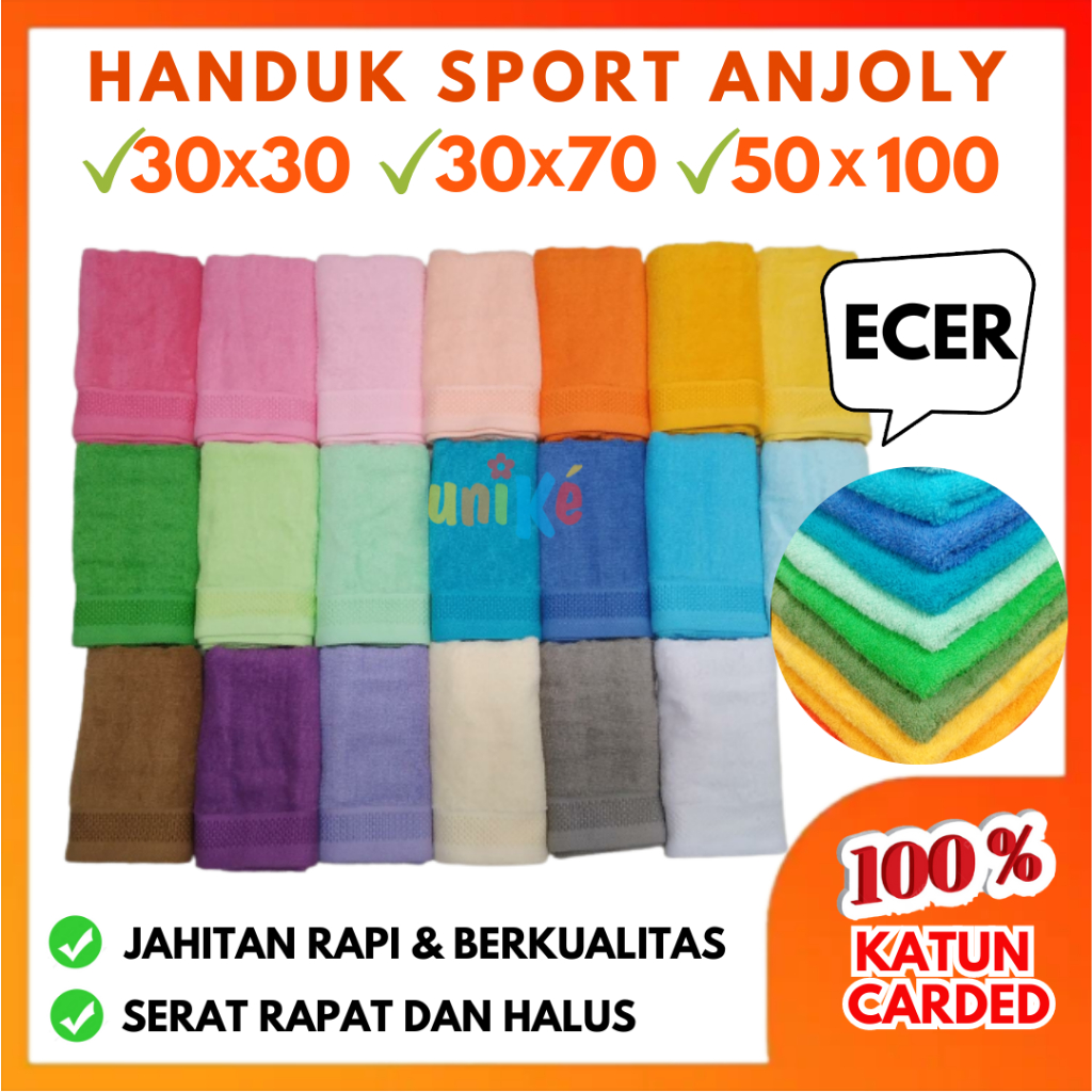 1pc Handuk Kecil Olahraga / Handuk Kecil untuk Muka Souvenir Handuk 30x30 30x70 50x100