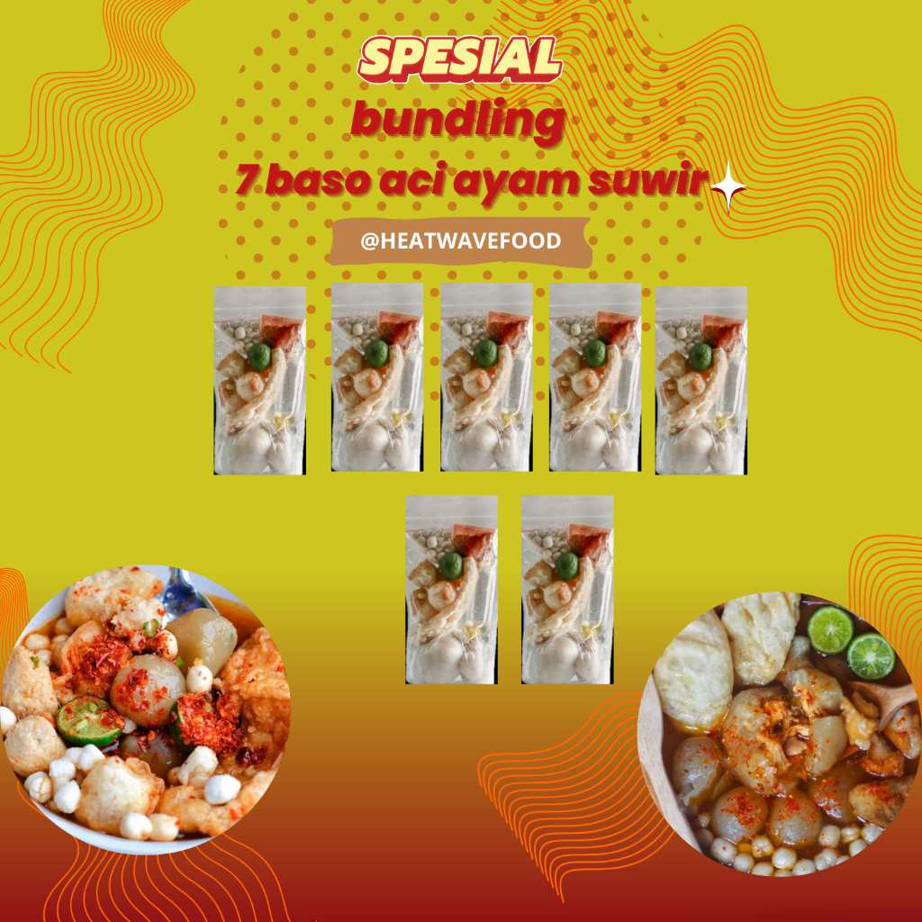 BASO ACI AYAM SUWIR ISI 7 PCS | BASO ACI BUNDLING | BASO ACI AYAM SUWIR | BASI AYAM SUWIR | BASO ACI